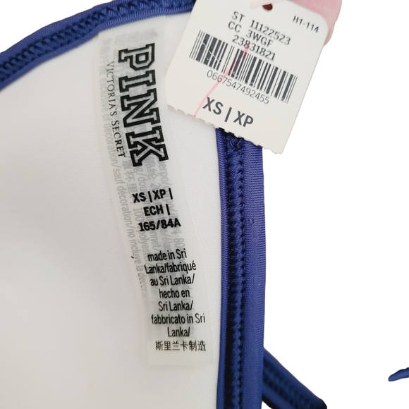 NEW PINK Victoria's Secret push up bikini swimsuit top XS - Picture 4 of 4